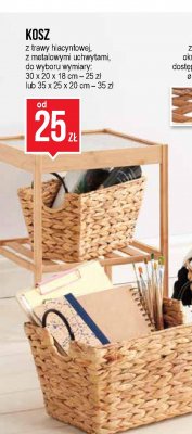 Kosz pleciony 30 x 20 x 18 cm promocja