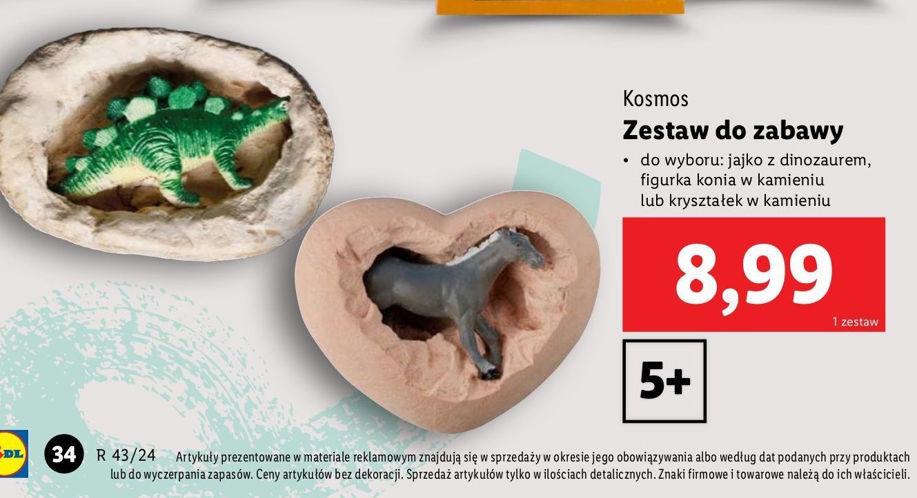 Figurka konia w kamieniu KOSMOS promocja