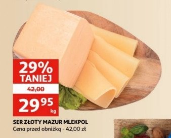 Ser złoty mazur Mlekpol promocja