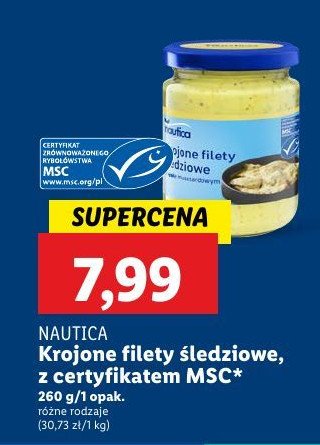 Filety śledziowe krojone Nautica schwartz promocja