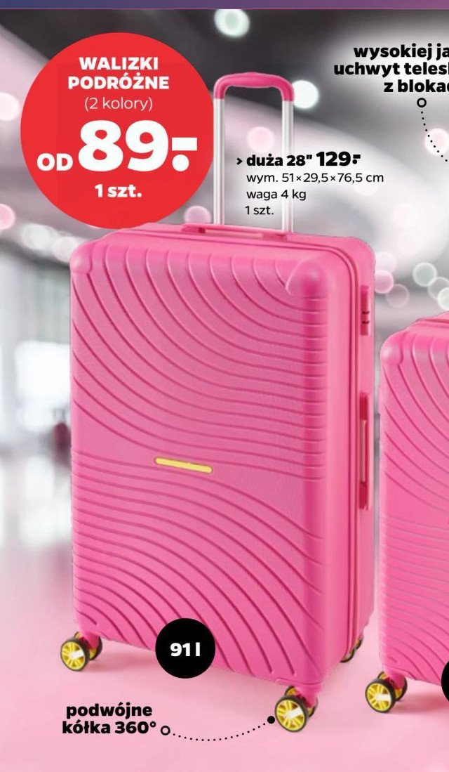 Walizka 28'' promocja w Netto