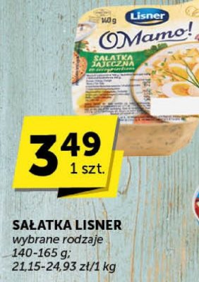 Sałatka Lisner O Mamo! wybrane rodzaje promocja w Groszek