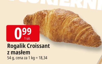Rogalik croissant z masłem Leclerc promocja w Leclerc