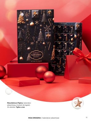 Kalendarz adwentowy z kulami do kąpieli promocja w Rossmann