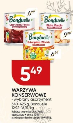 Warzywa konserwowe Bonduelle promocja w Chata Polska