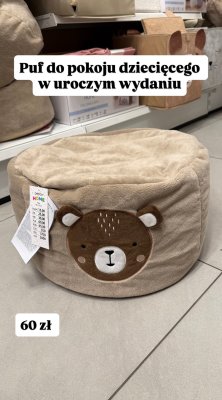 Puf do pokoju dziecięcego w uroczym wydaniu promocja w Pepco