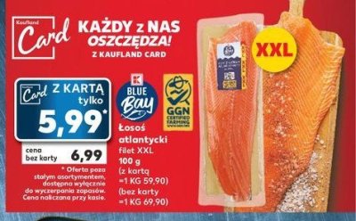 Łosoś atlantycki filet K-classic blue bay promocja