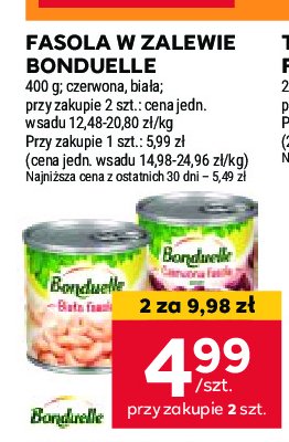 Fasola bia艂a Bonduelle promocja