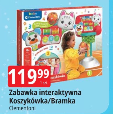 Zabawka interaktywna Koszykówka/Bramka Clementoni promocja w Leclerc