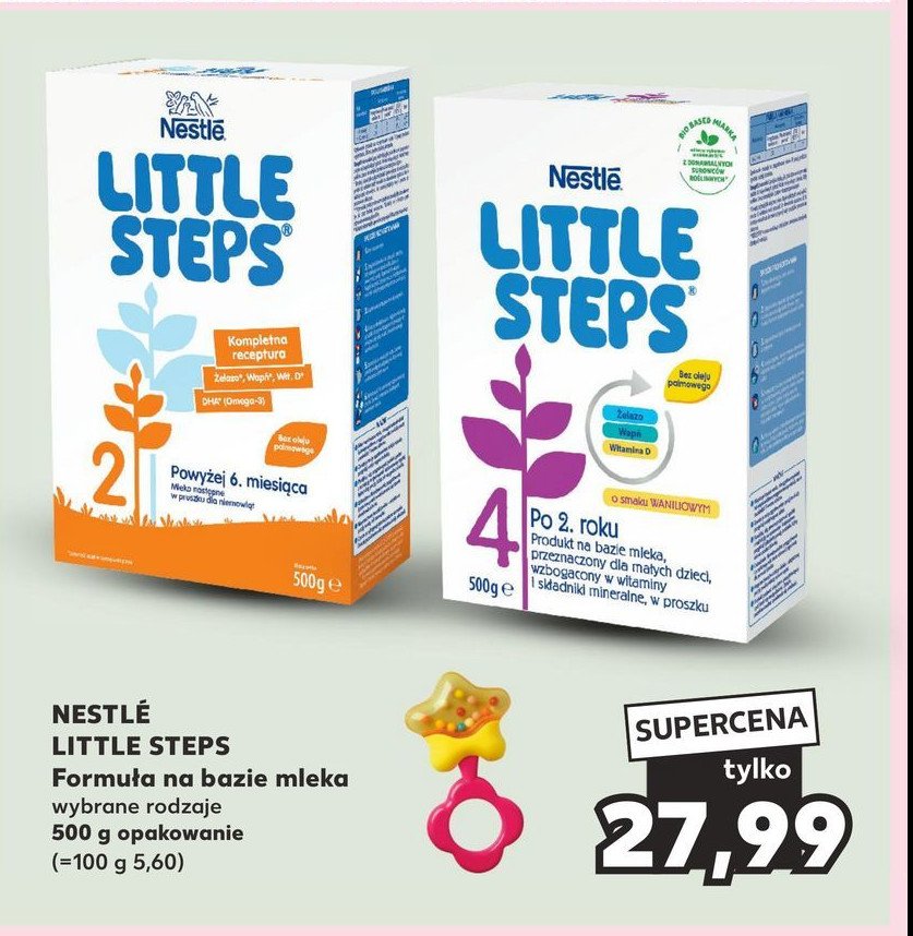 Mleko 2 Nestle little steps promocja w Kaufland