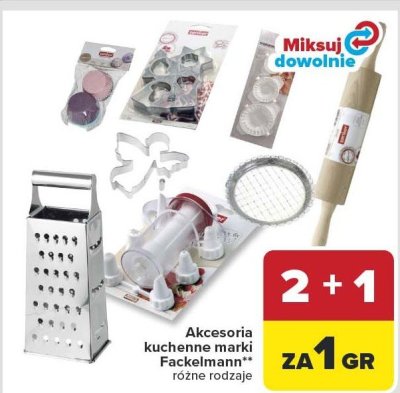 Akcesoria kuchenne marki Fackelmann różne rodzaje promocja w Carrefour
