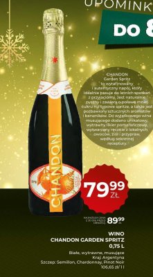 Wino Chandon Garden Spritz 0,75 L promocja w Duży Ben