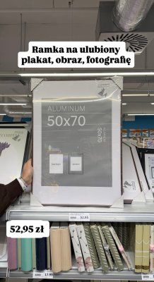 Ramka aluminiowa 50x70cm promocja w Action