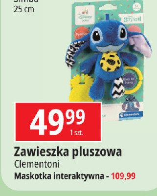 Zawieszka pluszowa stitch Clementoni promocja w Leclerc