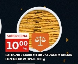Paluszki z makiem ADMAR FOOD promocja