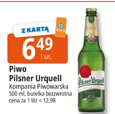 Piwo Pilsner Urquell Kompania Piwowarska promocja w Leclerc