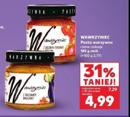 Pasta z grillowanym bakłażanem Wawrzyniec promocja