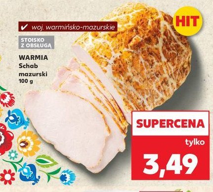 Schab mazurski Warmia promocja w Kaufland