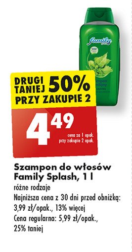 Szampon do włosów pokrzywowy z witaminami Familijny savona promocja