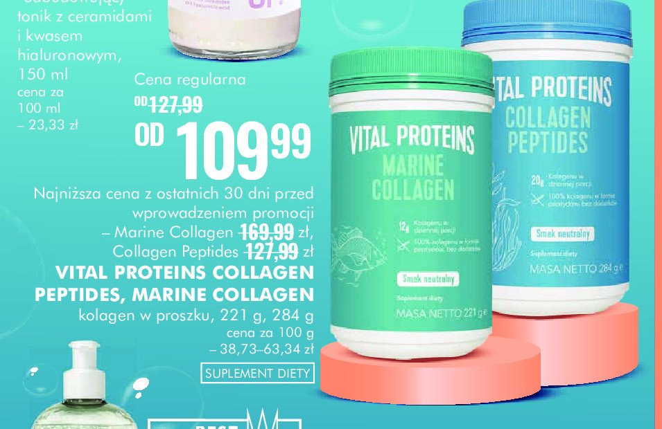 Collagen peptides Vital proteins promocja