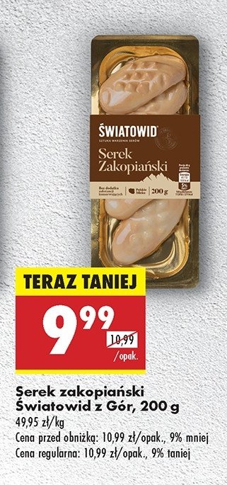 Serek zakopiański Światowid promocja w Biedronka