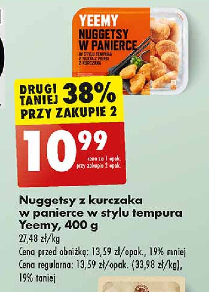 Nuggetsy w panierce Yeemy promocja