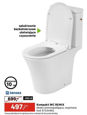 Kompakt WC REMIX Sensea promocja w Leroy Merlin