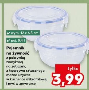 Pojemnik na żywność 0.4 l promocja w Kaufland