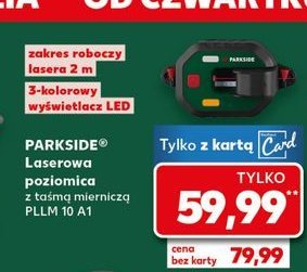 Poziomica laserowa Parkside promocja