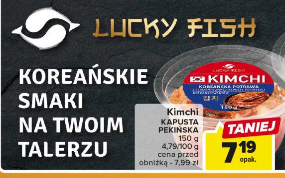 Sałatka kimchi Lucky fish promocja