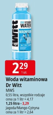 Woda witaminowa Dr Witt Magnesium promocja w Leclerc