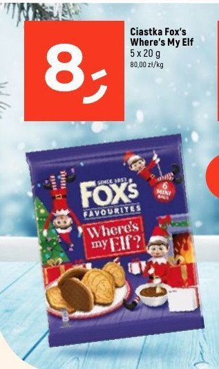 Ciastka where's my elf? Fox's promocja w Dealz