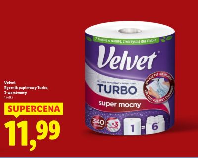 Ręcznik papierowy Turbo 3-warstwowy promocja w Lidl
