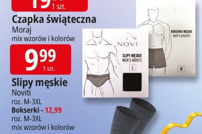 Bokserki męskie Moraj promocja w Leclerc