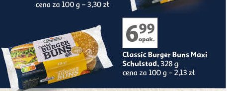 Bułki do hamburgerów maxi Schulstad promocja w Auchan