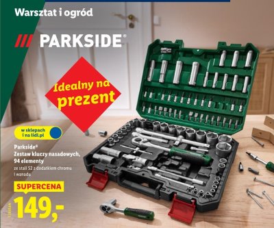 Zestaw kluczy nasadowych, 94 elementy Parkside promocja w Lidl