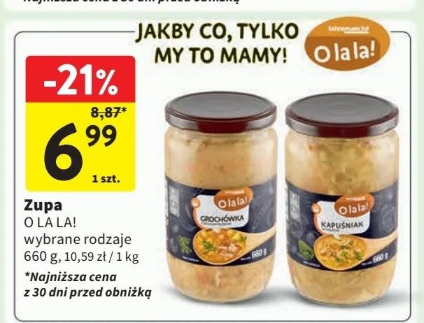 Kapuśniak O la la! promocja