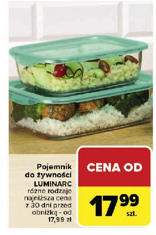 Pojemnik szklany Luminarc promocja w Carrefour Market