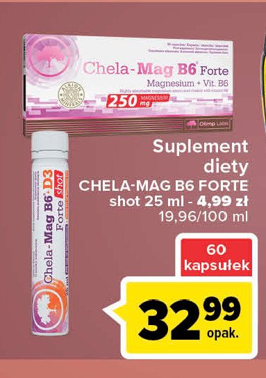 Magnez w tabletkach Olimp labs chela-mag b6 promocja