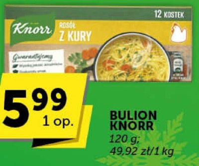 Bulion Knorr z kury promocja w Groszek
