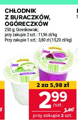 Chłodnik ze świeżych ogórków Grześkowiak promocja