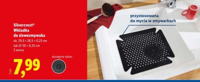 Wkładka do zlewozmywaka promocja w Lidl