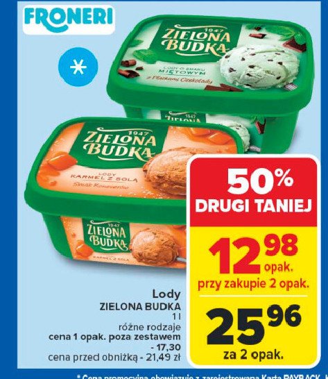 Lody mi臋towe Zielona budka promocja