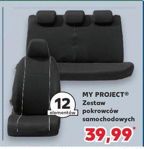 Pokrowce na siedzenia samochodowe My project promocja w Kaufland