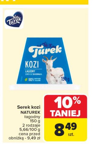 Ser kozi TUREK Turek 123 promocja w Carrefour