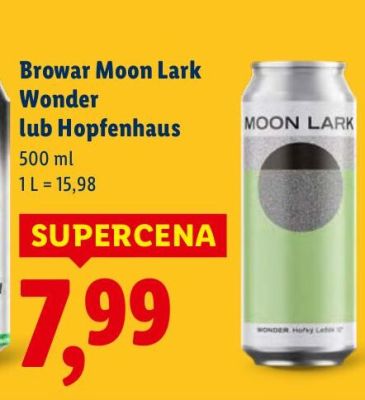 Piwo kraftowe Hopfenhaus promocja w Lidl