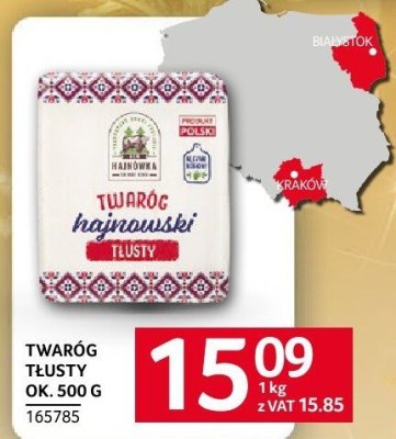 Twaróg Tłusty ok. 500 g promocja w Selgros