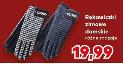 Rękawiczki zimowe damskie różne rodzaje promocja w Kaufland