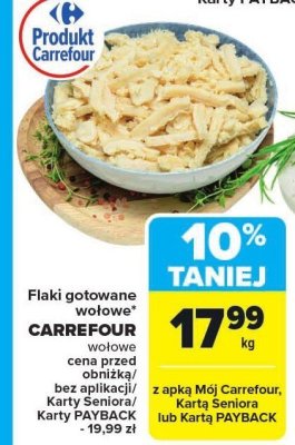 Flaki gotowane wołowe CARREFOUR promocja w Carrefour
