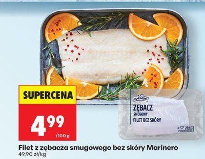 Filet z zębacza smugowego bez skóry Marinero promocja w Biedronka